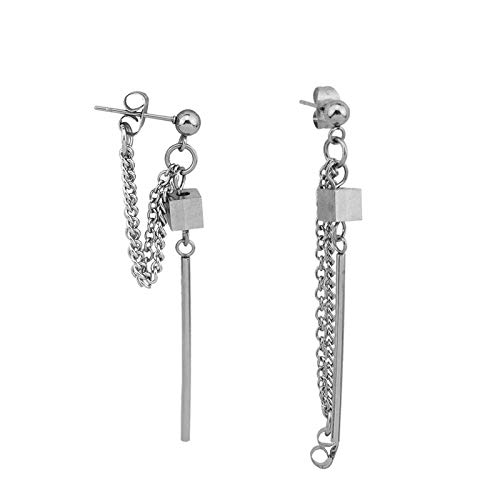 Liberty-M メンズ レディース チェーンピアス 両耳用 2つ入り