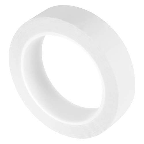 Image of uxcell 1 Rolls White 1.02 Inch x 72 Yards Polyester Film Electrical Tape PET Tape High Temperature Heat Resistant Tape for Transformer Motor Wire 5S Positioning Logo,26mm x 66m