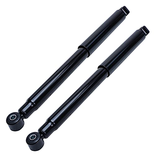 Image of Detroit Axle - Rear 2pc Shock Absorbers for 2002-2008 Dodge Ram 1500, 2 Complete Shock Absorbers Assembly Set 2003 2004 2005 2006 2007 Replacement