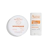 Avène High Protection Beige Tinted Compact & Mineral Sunscreen Balm Stick UVA/UVB Blue Light Protection, Water Resistant, Non-Greasy