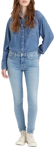 Levi's 310 Shaping Super Skinny, Vaqueros Mujer, Off Kilter Clean Hem, 30W / 28L