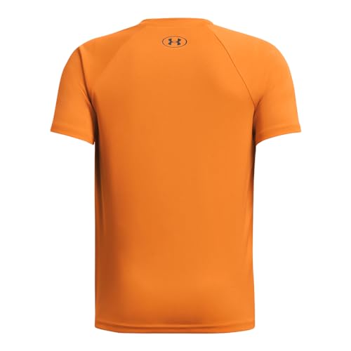 Image of Under Armour Boys' Tech Hybrid Printed Fill Short-Sleeve T-Shirt
