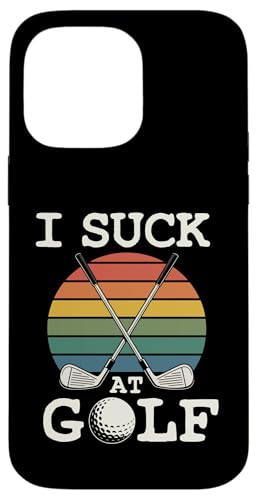 I Suck At Golf Loser Dad ȃW[N St X}zP[X iPhone 14 Pro Max p