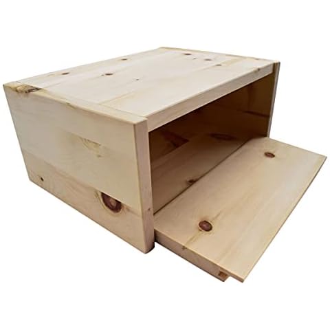 4betterdays.com NATURlich leben! Premium Brotkasten aus massivem Zirbenholz Cover