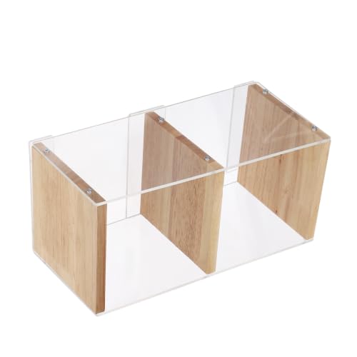 Estante para CD y libros en acrílico de 2 niveles y diseño multilayer apilable 2