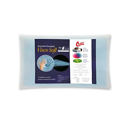 Travesseiro Castor Viscoelastic Visco Soft Hot&Cold D24 040x060x014