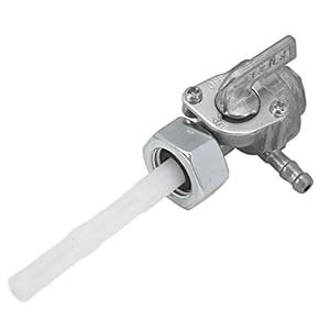 Keenso Kraftstofftank-Absperrventil, Metall-Kraftstoffhahn Generator Kraftstofftankschalter Benzinhahn Kraftstofftankhahn für Benzingenerator 5,5 PS 6,5 PS 7 PS 8 PS 9 PS 11 PS 13 PS 14h 15 PS 16 PS