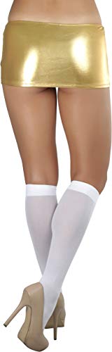 ToBeInStyle Women's Metallic Mini Skirt2