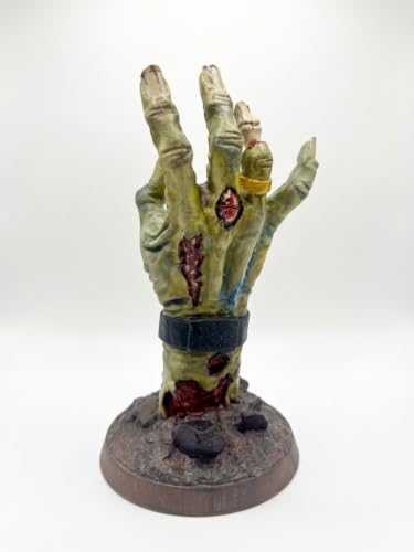 3D Printed Zombie Hand Gaming Controller Holder - Creepy Undead Monster Stand for Remotes and Gamepads, Gothic Horror Desktop Display Device - Made by LoopHolders