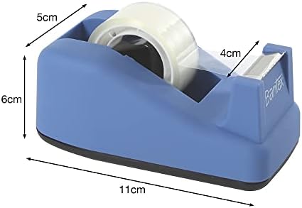 Bantex Tape Dispenser, 1 Tape Roll, Blue