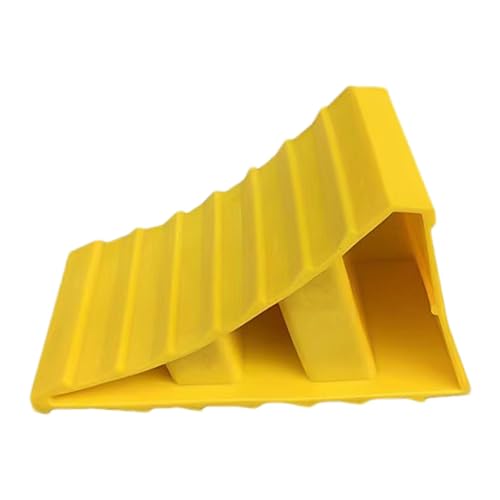 Cuñas de ruedas portátiles de 20 x 12 x 11 cm para Campper | Cuñas para ruedas de viaje, cuñas de coche antideslizantes, cuñas para neumáticos de campper, tope de neumáticos, bloqueo de rueda, bloques