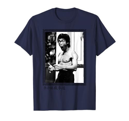 Bruce Lee Enter The Dragon Black & White Portrait Camiseta