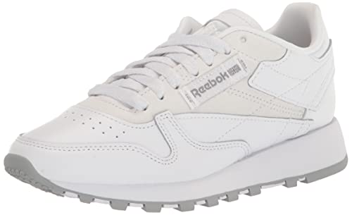 Image of Reebok Unisex-Adult Classic Leather Sneakers for Women - Black Or White Tennis Shoes Womens Size 5 to 11 Legacy