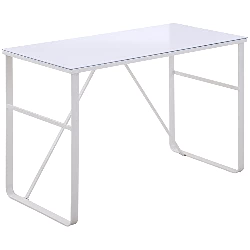 STILE MINIMAL: Questa scrivania per computer ha un design compatto e minimal, ed è progettata per l'ufficio, la camera o il soggiorno.