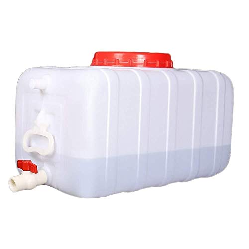 TINGMIAN Tanque Agua Plástico Grado Alimenticio con Asa Portátil Exteriores Viajes Aire Libre Emergencias Campamentos Espera Varios Usos(200l)