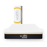 Voltti Colchón Matrimonial Hibrido | 26 CM | Nano Memory Foam & Resortes Encapsulados | Cubierta Removible y Lavable |...