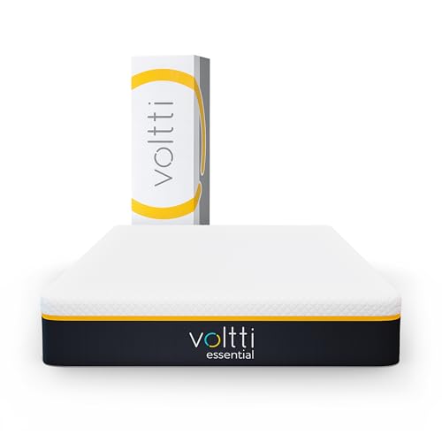 La Mejor Selección de Colchon Ortopedico Matrimonial , tabla con los diez mejores. 49 Voltti Colchón Matrimonial Hibrido | 26 CM | Nano Memory Foam & Resortes Encapsulados | Cubierta Removible y Lavable | Ergonómico y Ortopédico | Cero Transferencia de Movimiento