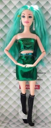 Yunicron Max Stylish Bendable Green Doll 1