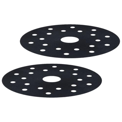 JEWEDECO Lámina Conductora de Calor Adaptador para Placa de Inducción en Cocina Resistente al Desgaste Paquete de 2 Piezas para Cocina de Acero Inoxidable y Cerámica