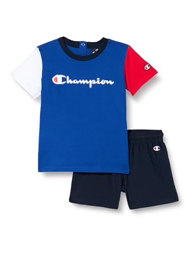 Champion Legacy Retro Sport TD - Colorblock Crewneck T-shirt & Shorts Anzug,