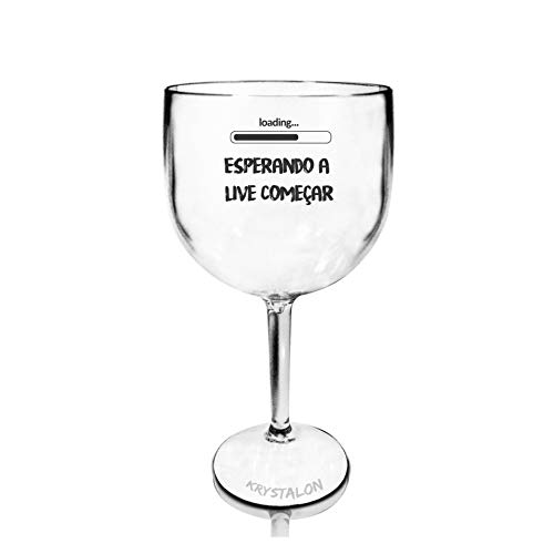 Kit 2 Taças Gin Acrílico Personalizadas Transparente