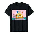 The Simpsons Marge Bart Lisa Maggie Sit on Homer T-Shirt