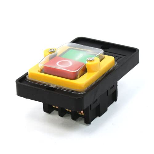 Tool parts Replacement ON/OFF Self Locking Power Push Button Switch 220/380V 10A