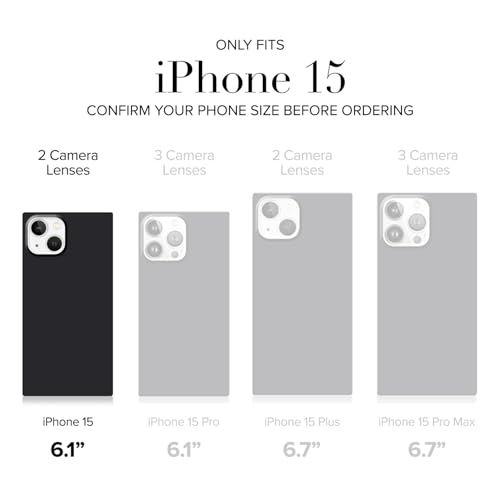 Coque iPhone 15 carrée compatible charge sans fil antichoc - 5