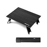 OneTigris アルミロールテーブル アウトドアテーブル テーブル コンパクト ケース付 折りたたみ式 超軽量 耐荷重25kg バーベキュー 焚き火 ハイキング