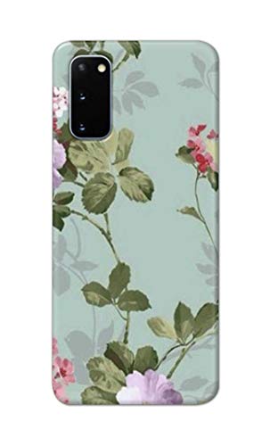 Image of Printed Hard Back Cover Case for Samsung Galaxy S20 4G | Samsung S20 5G Back Cover (Floral Painting) -1302