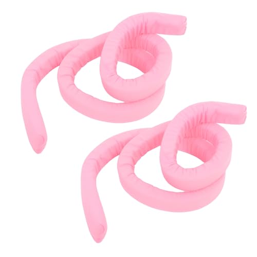 Lurrose Relleno de Huecos para Cama Tamaño Queen 2 Piezas 200 Cm Rosa, Tiras Largas para Eliminar Espacios Entre Colchón y Pared, Adecuado para Dormitorios y Salas de Estar