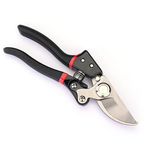 1 Paquete de Tijeras de Podar de Derivación, Podadoras de Plantas Portátiles, Tijeras de Podar para Exteriores, Tijeras de Podar de Jardín Resistentes, para Ramas, Tallos y Flores