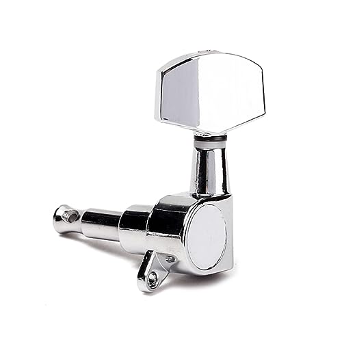 BESPORTBLE Lr Guitar Tuning Pegs a Machine Heads for Electric Acoustic Guitars Durable Chrome Finish for Optimal String Performance
