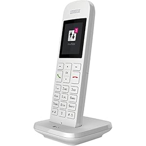 Telekom Speedphone 12 Weiß Kabelloses Telefon, Eco-Mode, Strahlungsarm BRANDNEU