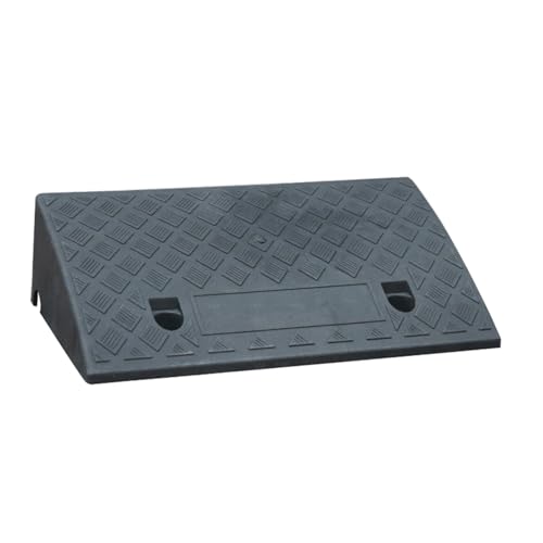 Plastic Curb Ramp, PVC Anti-slip Step Mat for Wheel Access, Ideal for Uphill and Climbing Applications