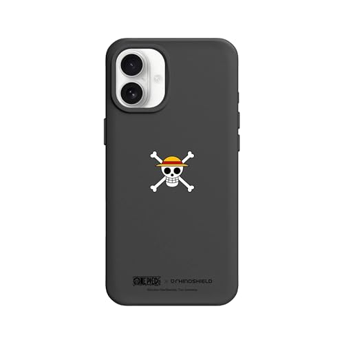 Coque iPhone 16 Plus MagSafe antichoc RhinoShield SolidX Luffy Skull noire