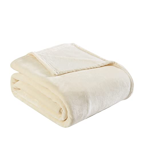 Eddie Bauer - Queen Blanket, Ultra Plush Bedding, Lightweight Home Decor For All Seasons (Ivory, Queen) #TOP1