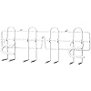 ClosetMaid 3462 Broom & Mop Holder for Wall or Door Mount, Durable White Metal Steel