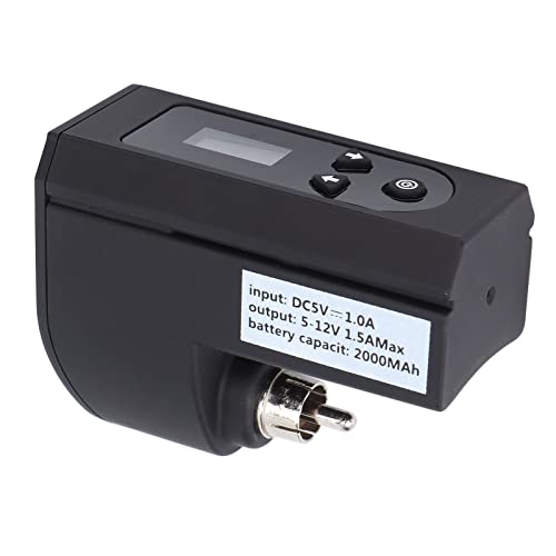 Recopilación y reviews de Maquina tatuar profesional los diez mejores. 37 Fuente de Alimentación Bend - Batería de Máquina de Tatuaje Inalámbrica con Pantalla Electrónica LCD Y Operación Conveniente Profesional para la Pieza de Arte de Tatuaje