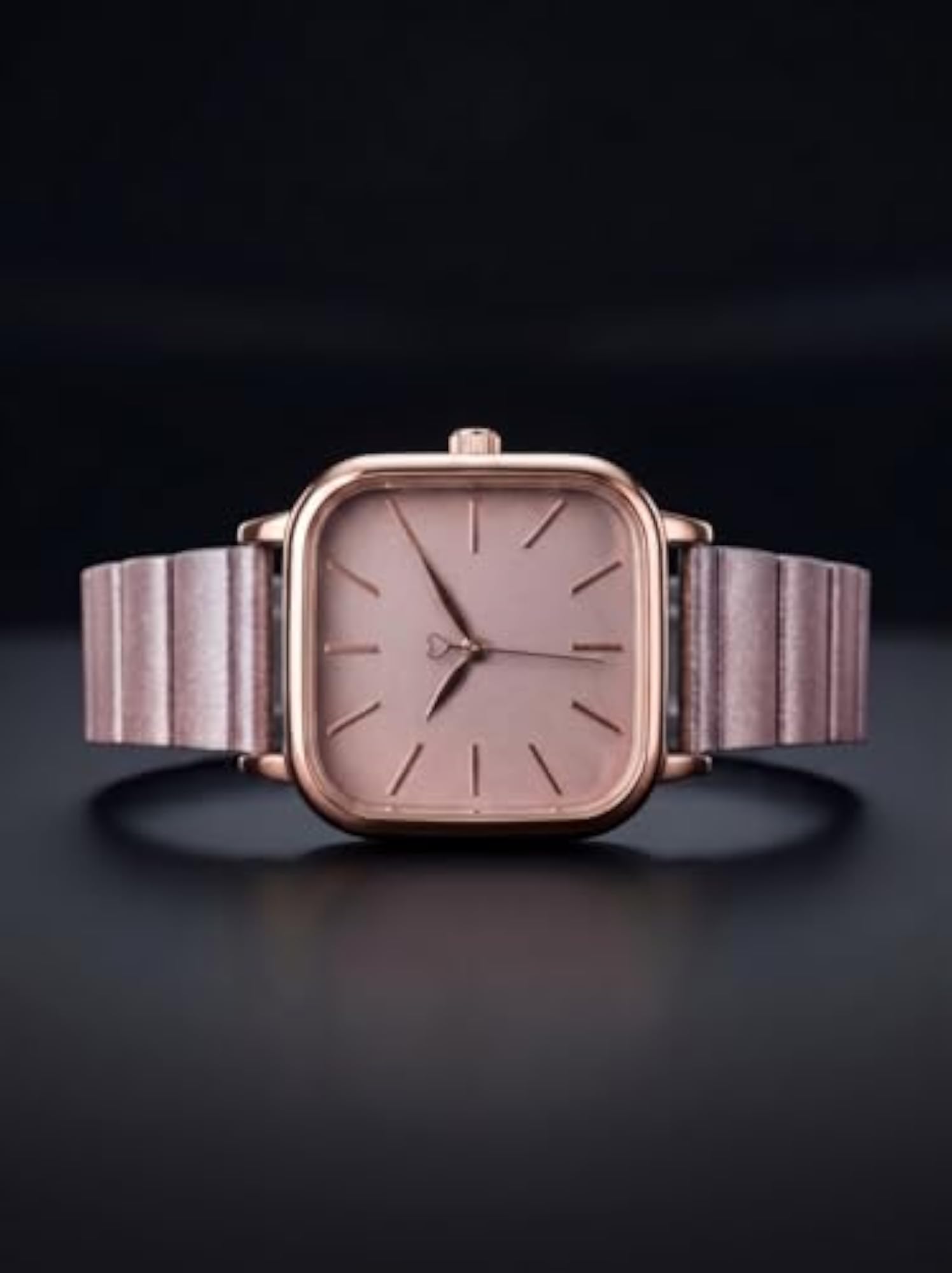 Women's Square Dial Analog Casual Watch with Adjustable Lock Strap