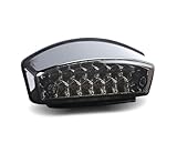 Matériau de la coque : ABS 15 LED Feu de plaque d'immatriculation arrière Feu arrière intégré Feu arrière rouge bas pour Banshee pour Polaris Kymco Moto Dirt Bike Quad