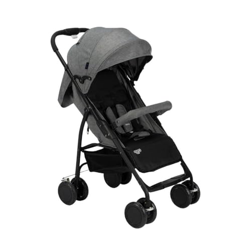 Carrinho de Bebê Cosco Kids, Bross, Cinza Mescla