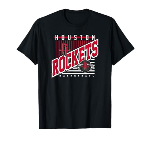 Houston Rockets NBA Rise Above T-Shirt - Black, Unisex, Small, Short Sleeve, Polyester 100%