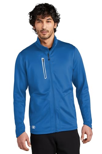OGIO Unisex Fulcrum Full Zip, Electric Blue, Small at Amazon Men's