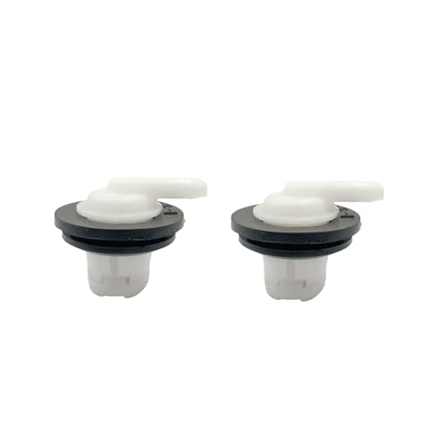 2PCS Fuel Tank Vent Plug, Fuel Tank Vent Valve with Grommet Kit, Gas Tank Vent Valve Compatible with Jeep Wrangler Ford F150 F250 F350 1980-1997 Replace 5360058 5360059 F6TZ-9B076-AA