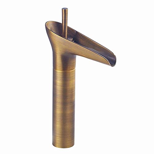 Mitigeur lavabo noir anti-calcaire en laiton pour stopper les fuites de bain