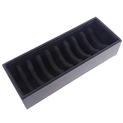 Vitrine à bijoux compacte et élégante en coffret noir de rangement