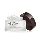 AHAVA Essential Day Moisturizer, Normal to Dry Skin - Essential Daily Hydrating Facial & Neck Cream, Anti-Aging & Smoothing Effect, Enriched with Osmoter, Aloe Vera, Allantoin & Vitamin E, 1.7 Fl.Oz