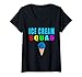Mujer Ice Cream Squad helado Camiseta Cuello V