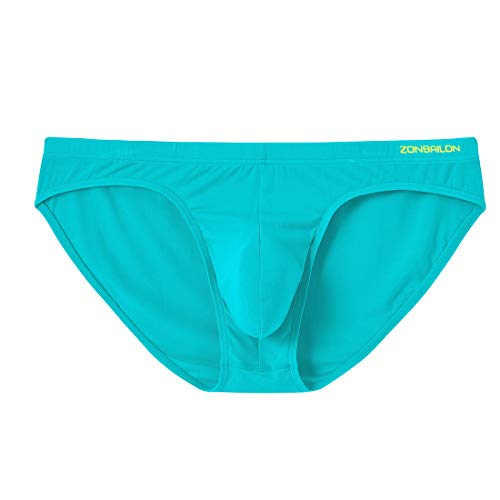 Zonbailon Mens Briefs 3Xl Big And Tall With Bulge Pouch Breathable Bamboo Low Rise Enhancing Underwear Brief For Men Bikini Multi-Pack (Blue Green Yellow) 3X Xxxl Size 48 50 #TOP6